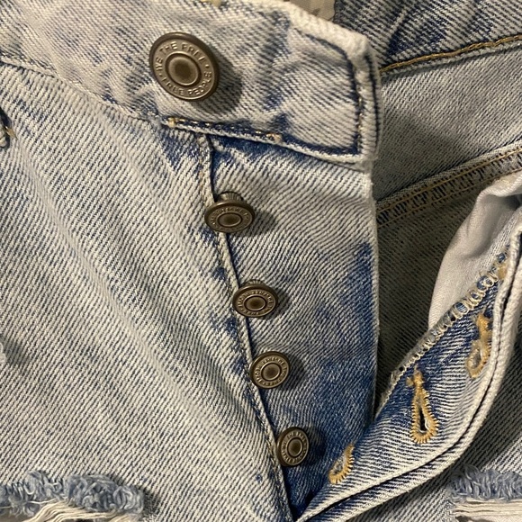 We The Free Light Blue Distressed High Rise Women Jeans - Picture 8 of 13